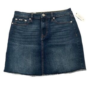 New Women’s DKNY Mid Rise Denim Skirt Size 10
